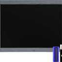 Rustic Grey Magnetic Wall Chalkboard, Large Size 18" x 24", Framed Chalkboard - Decorative Magnet Board Great for Kitchen Decor, Weddings, Restaurant Menus and More!  (18" x 24")