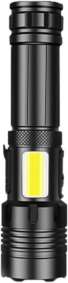 LED Portable Rechargeable Flashlight with 7 Working Modes and Variable Light Source, IPX5 Water Repellent, Suitable for Home Outdoor Use