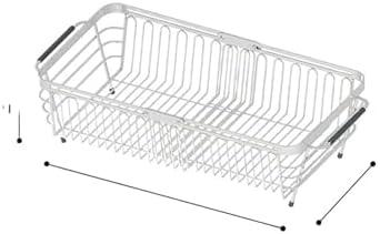 Kitchen Sink Drainage Rack - Versatile Dishes And Dishcloths Organizer For Kitchen Accessories, Vegetable And Fruit Storage Basket, Sponge Holder
