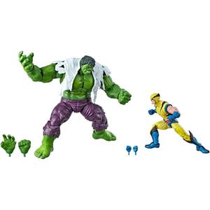Marvel Legends 80th Anniversary Wolverine and Hulk 6-Inch Action Figures - Exclusive