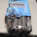 Snorkeling Gear for Adults Men Women,4 in 1 Snorkel Set with Panoramic View Diving Mask Anti-Fog Anti-Leak, Dry Top Snorkel, Fins and Travel Bag for Swimming, Snorkeling and Travel Diving (ML/XL, BLACK)