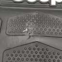 Plasticolor 001668R01 Jeep Weatherpro 4 Piece Floor Mats Set, Floor Mats, One Size, Black