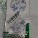 2 Pack Blue Bow Car Coasters for Drinks Absorbent, 2.5 inch Ceramic Car Cup Holder Coaster for Your Car with Fingertip Grip