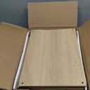 66in Tall Bookshelf 6-Tier Small Narrow Bookcase, Skinny Book Shelf for Small Space, Farmhouse Slim Shelf with Storage, Wood Freestanding Display Thin Bookshelves for Living Room, Natural