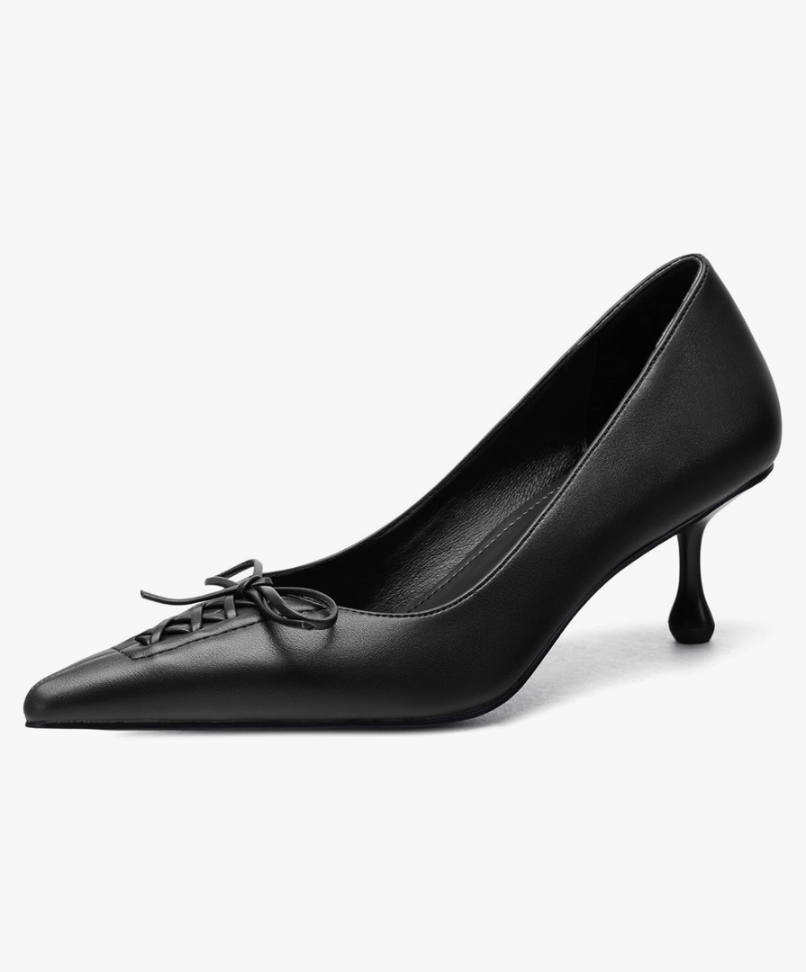 Women's Closed Toe High Heels Dress Pointed Toe Wedding Classic Pumps Daily Shallow Mouth Shoes Stilettos Party Prom Work Formal Shoes Office Event Comfort Heels Black Size 6