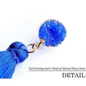 Colorful Layered Tassel Earrings Bohemian Tiered Tassel