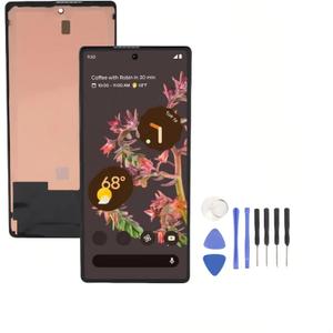 OLED for Google Pixel 6 Screen Replacement Compatible with Pixel 6 GB7N6 G9S9B16, 5G 6.4" LCD Display Touch Screen Assembly with Repair Kits (Support Fingerprint Function)