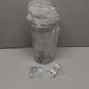 Lifewit 1 Gallon Drink Dispenser for Parties 2 Pcs, 4L Plastic Beverage Container with Stand for Juice/Tea/Soda & Lemonade, Clear Water Pitcher with Spigot for Mimosa Bar Hosting 39 x 16 cm/15x6"