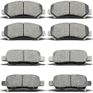 D905 D1374 8PC Front & Rear Disc Brake Pads Set For Nissan Maxima 2009-2014 2016-2019