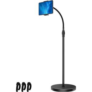Heavy Duty Tablet Floor Stand Holder & ipad Foor Stand for 4.7-13" Tablets