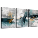 TTHYUEWS Canvas Prints Art 3 Piece Abstract Wall Art For Living Room Bedroom Wall Decor Modern Office Large Decorations Color Block Wall Paintings Pictures Artwork Minimalist Aesthetic Home Decor