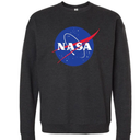 NASA Logo Sweatshirt, XL, Black 