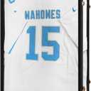 Jersey Frame Display Case-Jersey Display Shadow Box- Lockable Jersey Frame with 2 Wall Hangers and UV Resistant Acrylic-Display Case for Football Baseball Basketball Jersey-Black, Wood