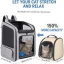 Extra Large Pet Carrier Backpack Cats Under 30 Lbs, for Dogs Puppies Rabbits Other Animals Under 25 Lbs, Ventilated Design, Great for Travel/Hiking/Outdoor Use