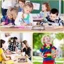 2 x IKAYAS Flower Pencil Pouch for 3 Ring Binder bulk Binder Pencil Pouch with Zipper, Pencil Pouches Pencil Bags for Classroom Pencil Box Pencil Case for Storing School Students Teacher Supplies 2 Pack