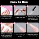600Pcs Extra Short Stiletto Nail Tips, 12 Sizes Pre Shaped Half Cover Stiletto Press On Nails Soft Gel Nails Matte Clear Fake Nails Tips for Nail Extension Home DIY Nail Salon with Box