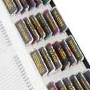 Mr. Pen- Laminated Bible Tabs, 75 pcs, Gold Foil Embossed Lettering, Tear Resistant Index Tabs for Women and Men, Large Print Bible Index Tabs, Bible Book Tabs, Mr. Pen Bible Tabs