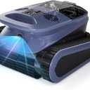 Sonar Navigation Pool Vacuum for Inground Above Ground Pools, Climb Stairs Pool Cleaner with 4 Modes, Powerful Suction, Self-Parking, Wall&Waterline Cleaning Pool Robot, Clean Up to 2150 Sq.Ft