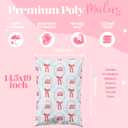 Pretty Package Store 14.5x19 Designer Poly Mailer 100 Pack Heavy Duty Waterproof Self Seal Shipping Bags for Small Business Large Mailing Envelopes Bulk Tear Resistant Packaging American Flag