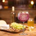 NewEleven Retirement Gift For Woman 2025 - Cool Retirement Gifts - Coworker Leaving Gifts, Farewell Presents, Retired Decorations, Farewell Goodbye Gift For Coworkers, Friends - 16 Oz Wine Glass