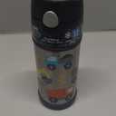 THERMOS FUNTAINER Water Bottle with Straw - 12 Ounce, Construction Site - Kids Stainless Steel Vacuum Insulated Water Bottle with Lid