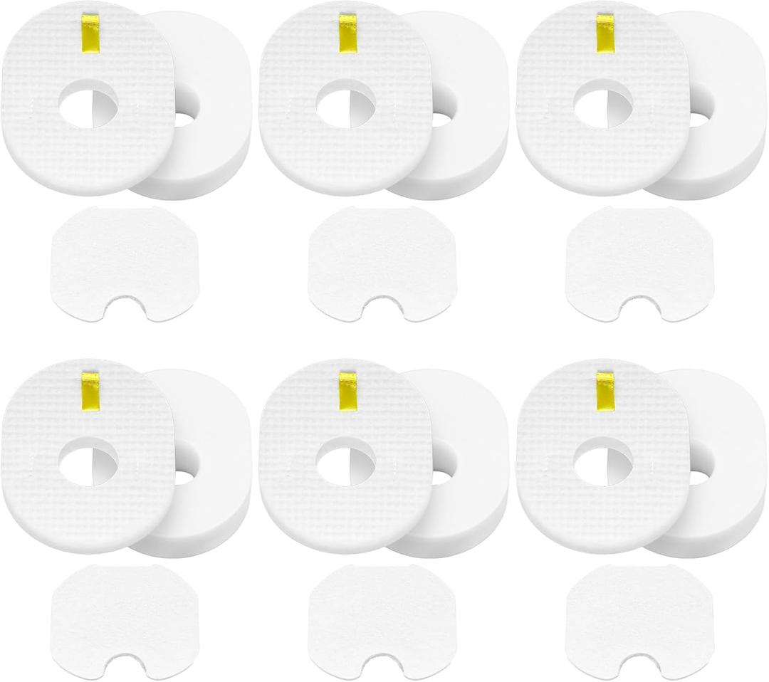 Colorfullife 6 Pack HV300 Replacement Filters for Shark Rocket HV300, HV300W, HV301, HV302, HV303, HV305, HV308, HV310, UV450, 6 Foam + 6 Felt Filters and 6 Post-filters, Replaces Part XFFV300