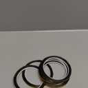 MECCANIXITY Gold Tone Metalized Tape 1/8 Inch x 55 Yards Decor Tape for Detailing Accent Wall, Graphic Arts, Pack of 6