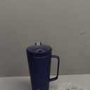 32 OZ 2 in 1 Stainless Steel Insulated Snack Tumbler With Handle, 2 Lids, Straw for Water, Coffee, Snack (Navy Blue, 32, ounces)