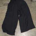 ANRABESS Women Linen Palazzo Pants Summer Boho Wide Leg High Waist Casual Lounge Pant 2025 Beach Travel Vacation Outfits, Size Extra Large