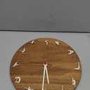 Pilates clock 10" diameter, Wood clock with pilates poses