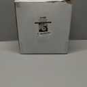 U-QE 100 Piece Ivory Scalloped Plastic Plates for Party with Gold Rim - Plastic Party Plates Disposable Heavy Duty - High End Disposable Plates Include 50pcs Dinner Plates 9"&50pcs Dessert Plates 6.5"