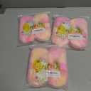 3 x Enteer Baby Girls' Cartoon Indoor Anti Slip House Slippers, 7-8M
