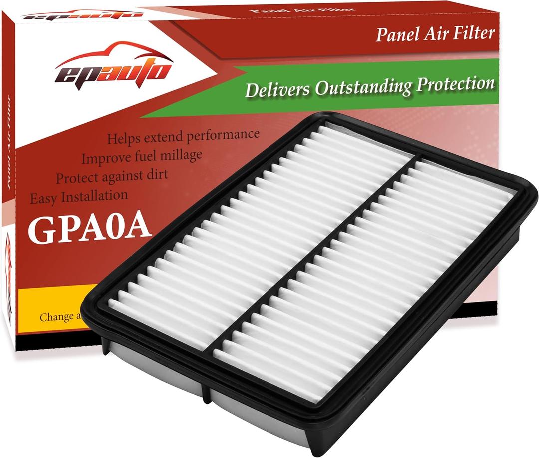 EPAuto GPA0A (PE07-13-3A0A) Engine Air Filter, Replacement for Mazda CX-5 2.0L/2.5L, Mazda 6, Mazda 3 Fits SkyActiv and Naturally Aspirated Models (20122025)