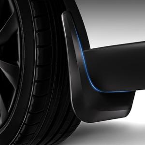 Zanch 2026 Upgraded Tesla New Model Y Juniper Mud Flaps [No Drilling & Protect Paint], OEM Design, Thick & Durable, Custom Fit for Tesla New Model Y 2025-2026 (Set of 4)