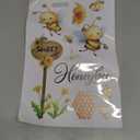 Industrious Bee Butterfly Sunflower Flower Static Wall Sticker Decoration