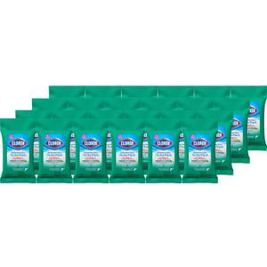 Clorox Disinfecting On The Go Travel Wipes, Fresh Scent, 9 Count, Pack of 24 (Package May Vary)