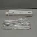 Gisafai 10 Pack Shelf Bracket Adjustable Shelving Brackets Single Track Twin Track System Metal Stand for Shelving Shelf Standard Stand for Stores Closet Kitchen(White,12 Inch)