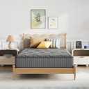 Novilla Twin XL Mattress 8 Inch,Hybrid Mattress Twin XL with Pocketed Coils & Cooling Memory Foam Layer for Targeted Support Zones & Pain Relief Comfort Mattresses in a Box for Kids