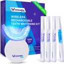 Whitebite Pro Premium Teeth Whitening Kit for Sensitive Teeth  32X Dual LED Light System with 3 Whitening Pens & 1 Remineralizing Pen (Glacier Cool)