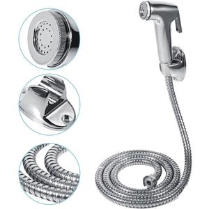ZPSHYD Handheld Toilet Bidet Sprayer with Stainless Steel Bidet Hose and Wall Bracket ABS Spray Faucet Kit for Feminine Wash Baby Diaper Wash Muslim Showe