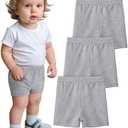 YERIOK 3 Pack Cotton Baby Girls Shorts Toddler Biker Bike Cartwheel Under Shorts for Baby Girl Clothes 2T