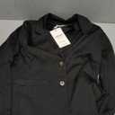 ELLEVEN Women's Casual Stretchy Knit Blazer,Lightweight Slim Fit Jackets Long Sleeve Business Suit with Pockets, Small