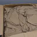 CASA LINEN Short Alaskan King 4pc Bed Sheet Set 1000 Thread Count Luxury Softest Bedding Sheet Set Upto 15" Deep Pocket 100% Egyptian Cotton Taupe Solid