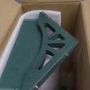 Kingsyard Ground Bird Feeder for Outdoors - Recycled Plastic Platform Feeder for Wild Birds, Rainproof Squirrel Feeders, 5 LBS Large Capacity, Green