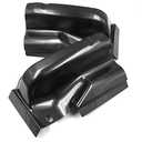 Pickup Truck Cab Corners Compatible with 2009 2010 2011 2012 2013 2014 F150 Crew Cab Corner 4 Door 2 Pcs