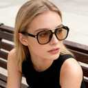 2 x Retro Aviator Sunglasses for Women Men 2026 Trendy Oversized Square 70s Tinted Sunnies Trending