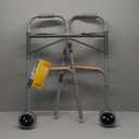 M
Medline Heavy Duty Bariatric Extra Wide Folding Walker wtih 5" Wheels, Supports up to 600 lbs, Comfort Foam Hand Grips