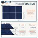 BUBOS 6-Pack Art Acoustic Panels, Self-Adhesive Sound Panels, 23.6"x23.6"