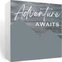 2 x Mountain Decor, Adventure Awaits,Moving Mountains Classroom Decor, party decorations Rustic Camping Theme Wood Box Sign Mountain Wall Decor Travel Adventure Mountain Centerpiece friends Birthday Gift