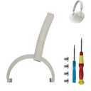 WH-1000XM5 Swivel Hinge Replacement Headband Hanger Bracket Parts Accessories Repair Kit for Sony WH-1000XM5 Headphone (Silver-Right)